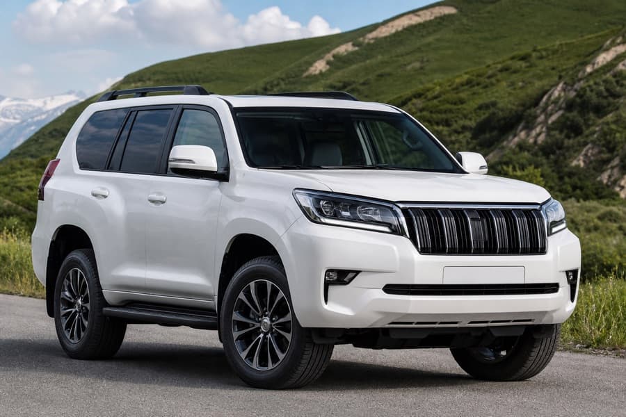 SUV Prado rental for rough roads and premium travel in Sylhet